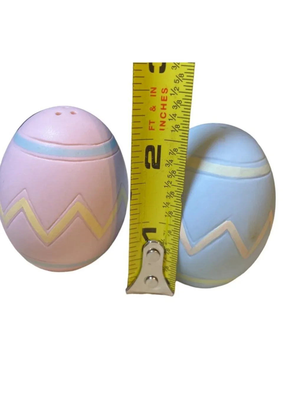 Easter Egg Salt and Pepper Shakers With Basket Holder - Picture 4 of 12